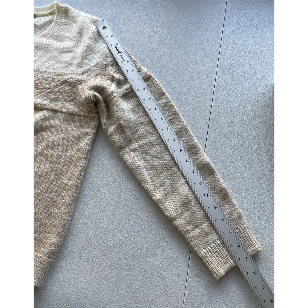 Gap Womens M Marled Crew Neck Long Sleeve Pullover Sweater Acrylic Wool Nylon - Image 9