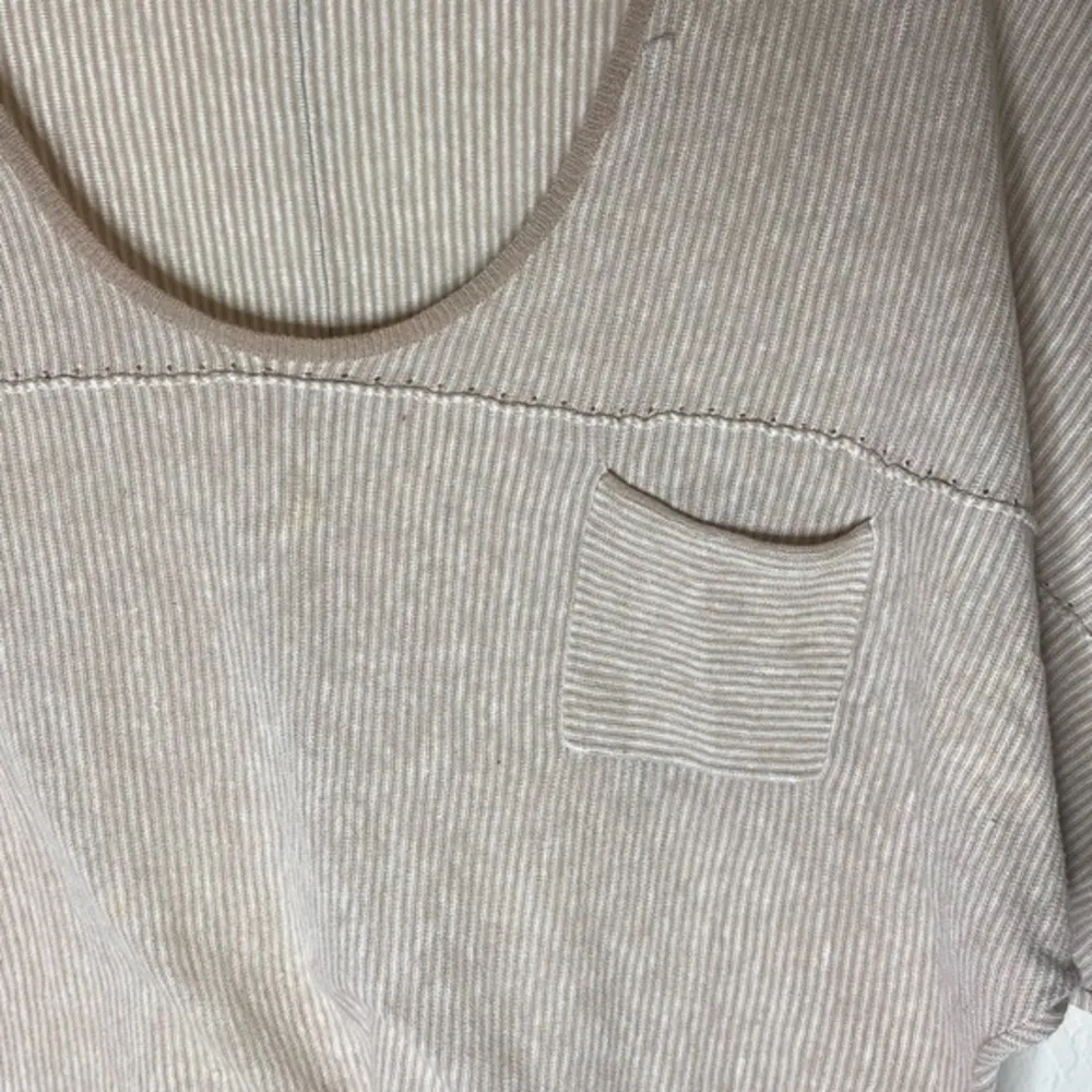 Brochu‎ Walker tan & white striped shirt - Image 7