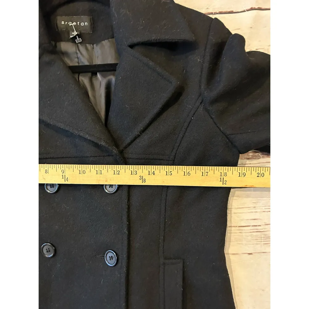 Braetan Womens Small Black Peacoat Double - Image 6