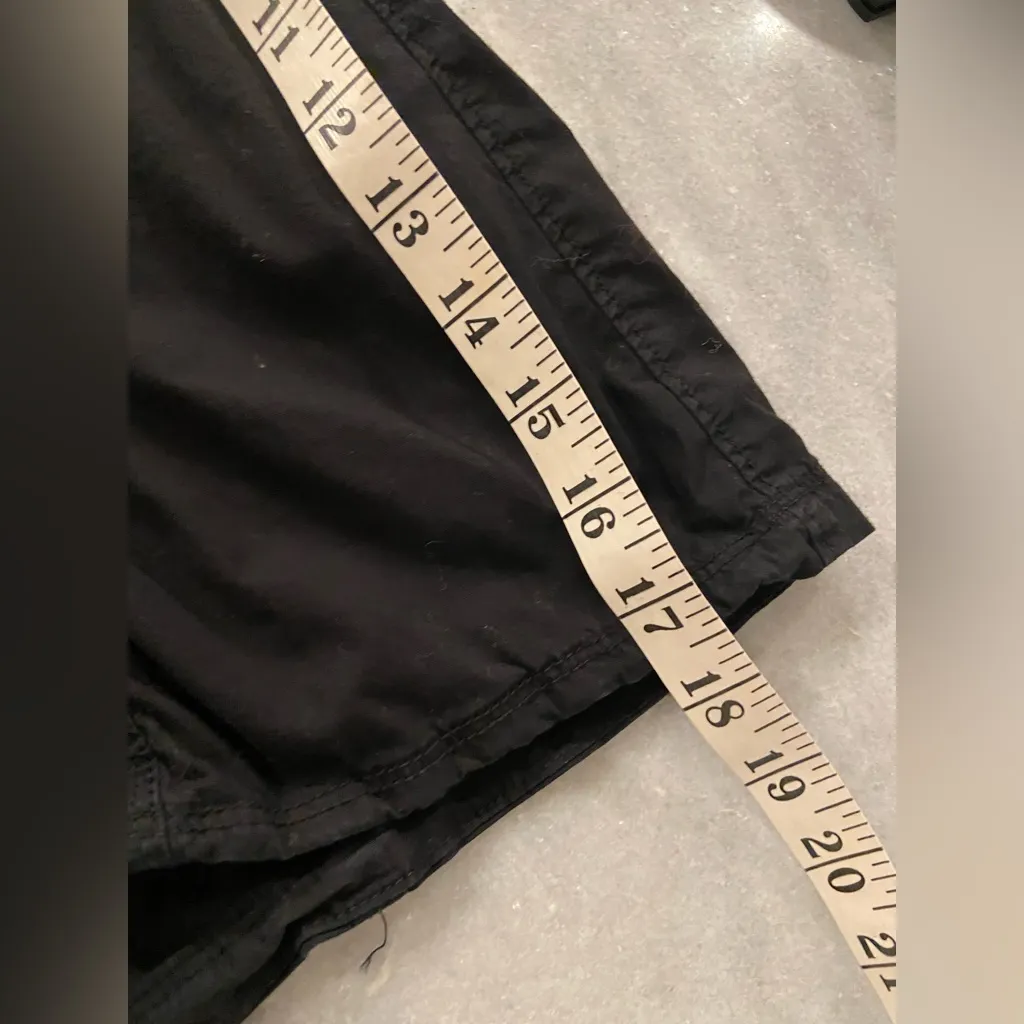 Fresh Produce Size L Black cotton Stretch Adjustable Waist Skort Skirt Shorts - Image 9