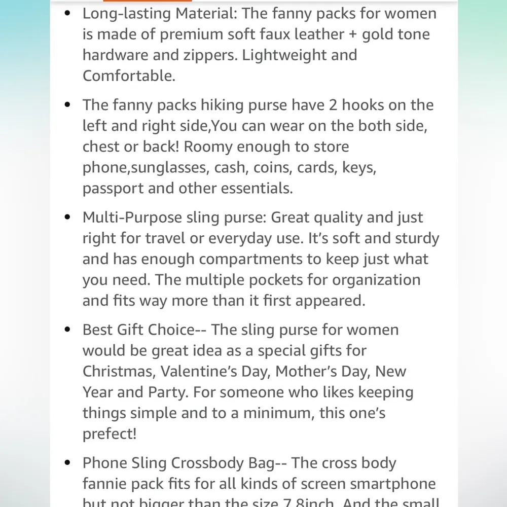 Crossbody Sling Bag with Dual Zipper in Blonde with Adjustable Guitar Strap - Image 9