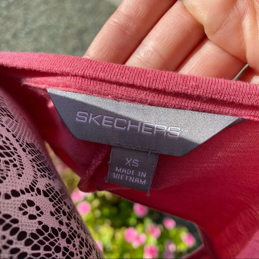 SKECHERS PERFORMANCE Women’s 3/4 Long Sleeve Backless Workout Tee Shirt XS - Image 5