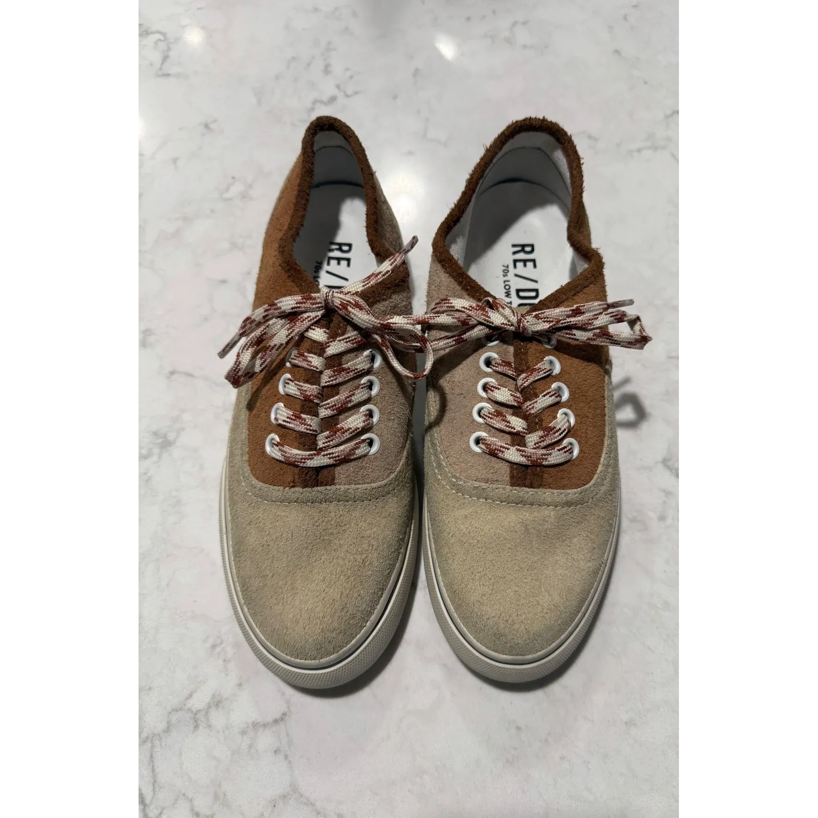 New! Re/done‎ 70s Low Top Skate Sneakers NEUTRAL MULTI Sz 40 US 10 $265 - Image 7