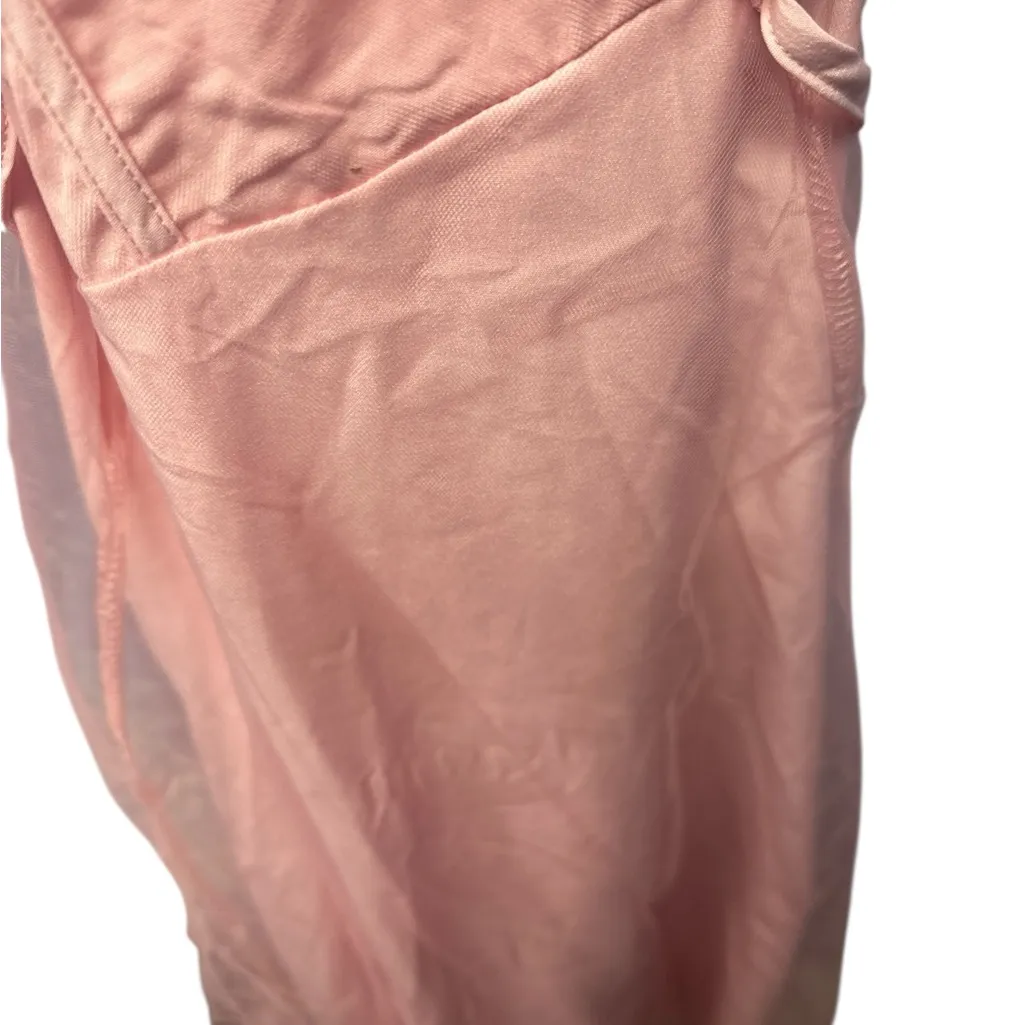 BLUSH TULLE MIDI DRESS WITH LACE Medium NWT Pink - Image 14