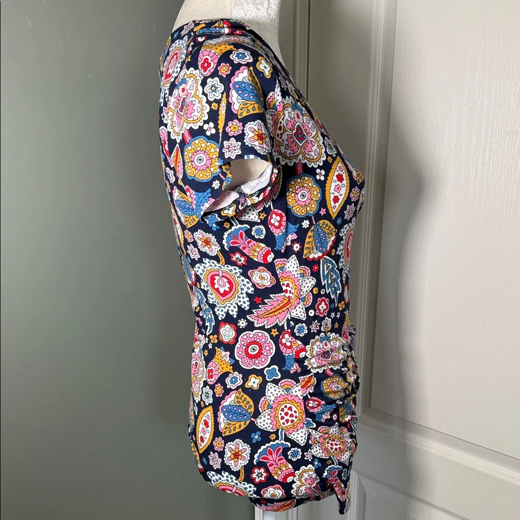 Boden Ruched Jersey Top V - Image 7