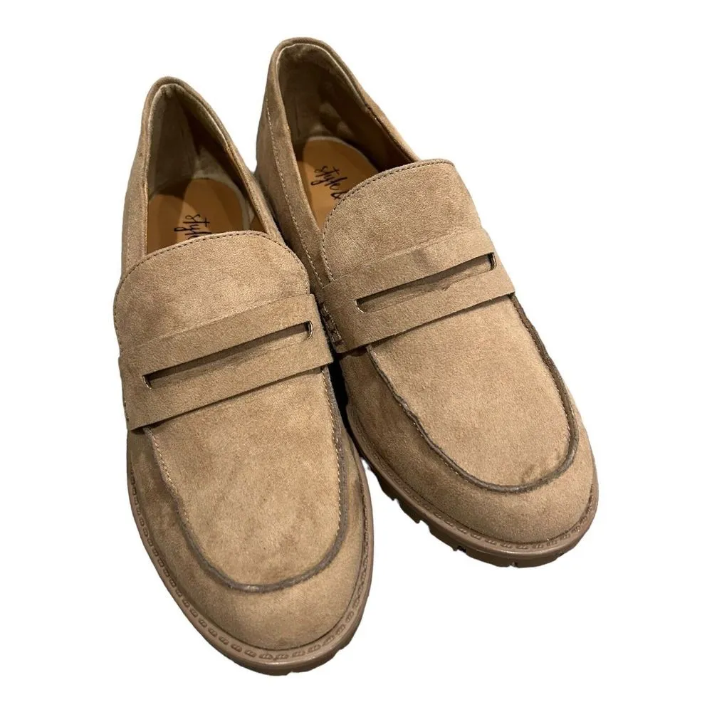 Style & Co Women's Olivviaa Loafer Shoes Flats Taupe, US 6 M New Tan Brown - Image 4