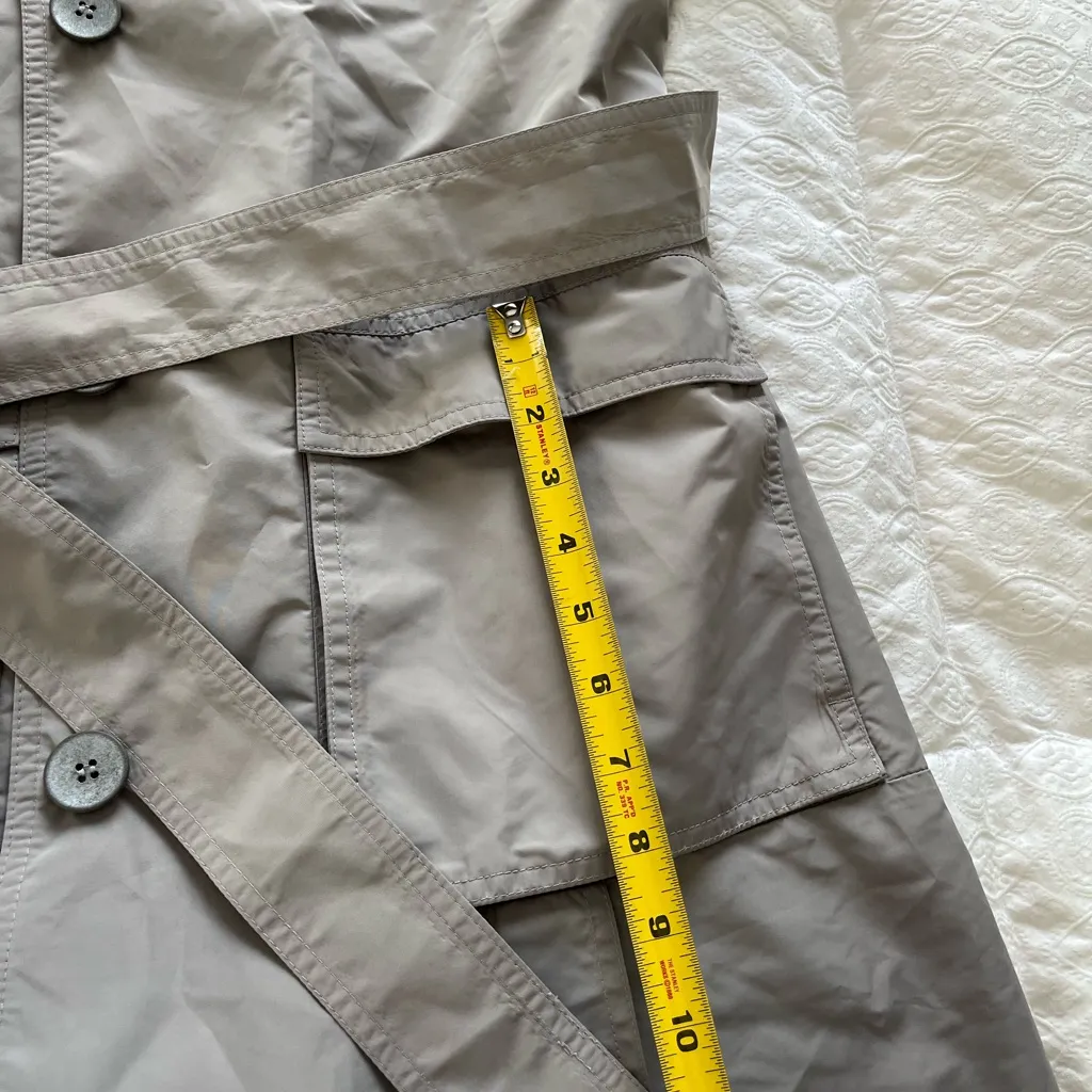 Never worn: DKNY gray Trench Coat size small - Image 5