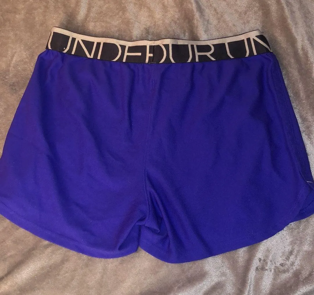 Under Armour Dark Purple Shorts - Image 2