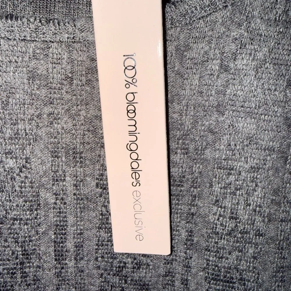 Bloomingdale's Aqua Ava + Esme Heathered Grey Sweater XL NEW #721 Gray - Image 4