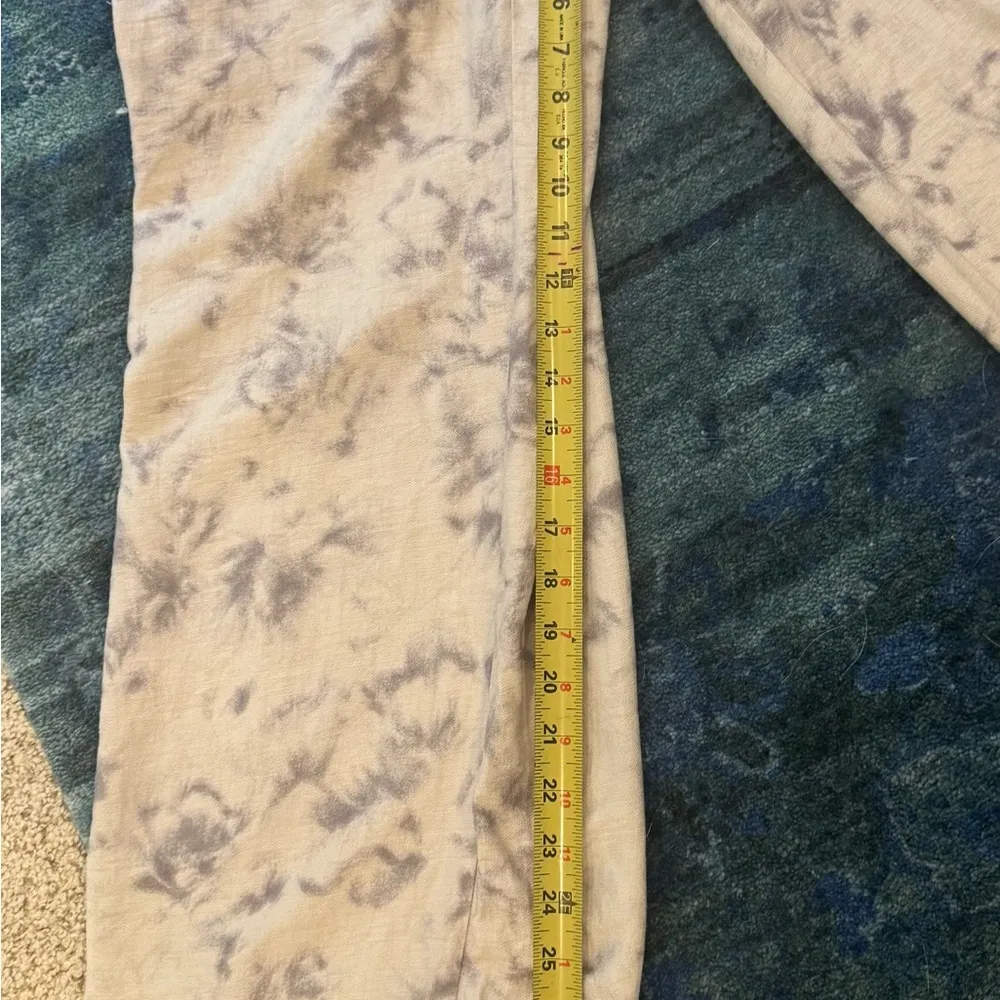 Paper Crane Tie-Dye Wide Leg Festival Lounge Pants – Cottagecore Boho Size L - Image 9