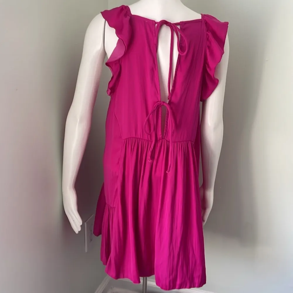 Free People Want Your Love Fuchsia Summer Dress Medium - Image 10