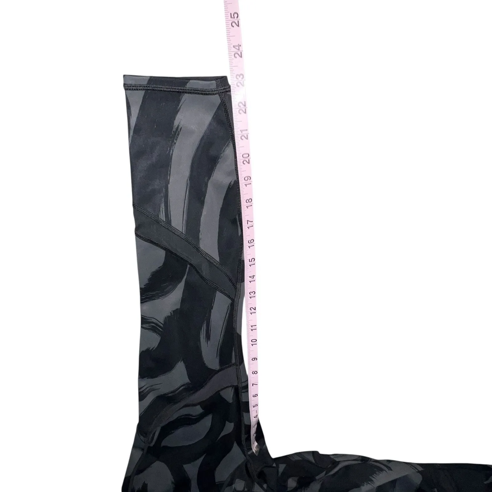 Athleta Tenacity Brush Strokes 7/8 Tight Yoga Fitness Pant #487748 Black Small - Image 9