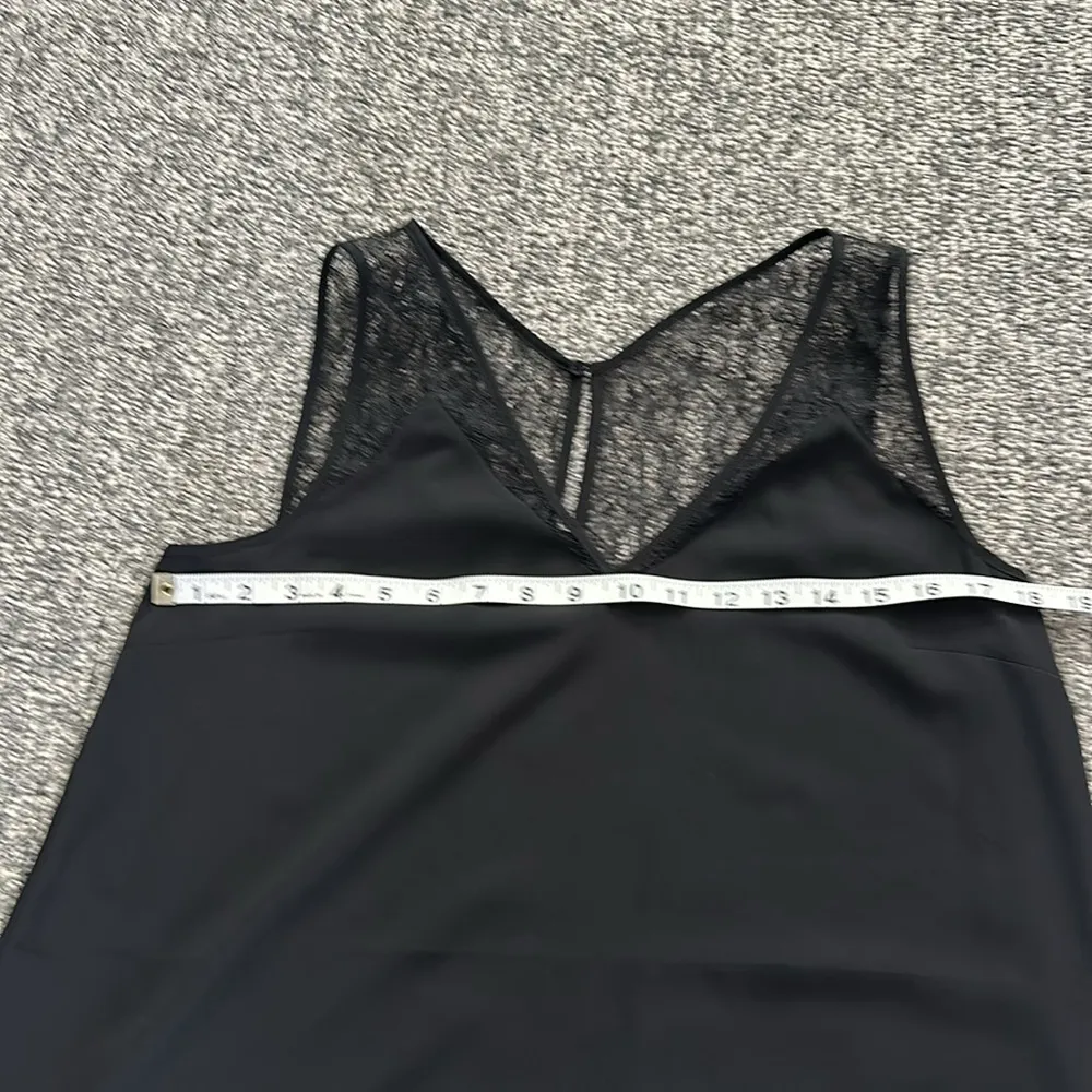 NWT French Connection Crepe Lace Trim Tank Sz M - Image 10