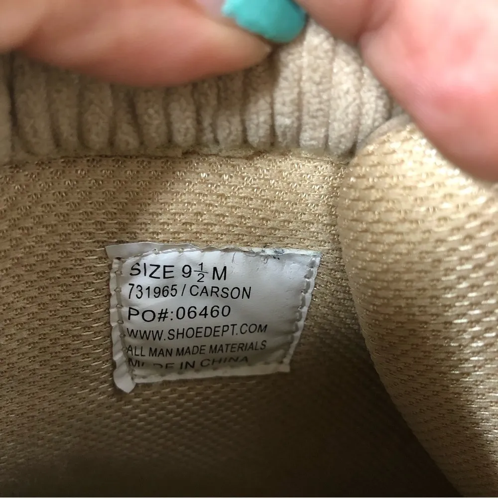 ankle boots women’s size 9 tan Carson style - Image 9