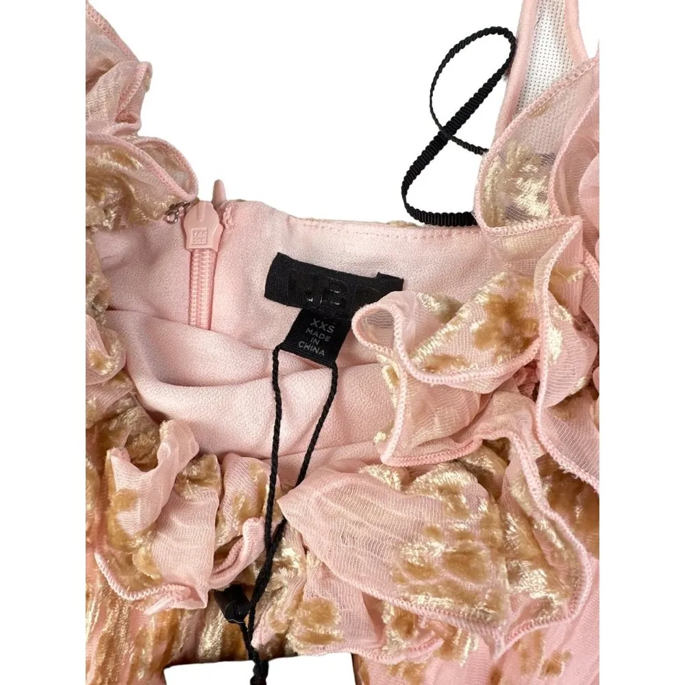 NBD - Jamela Evening Maxi Dress in Pink & Gold - Image 3