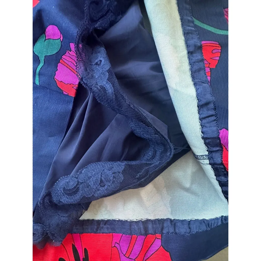 TRINA TURK Womens Poppy Floral Silk Blend Dress Size 2 - Image 10