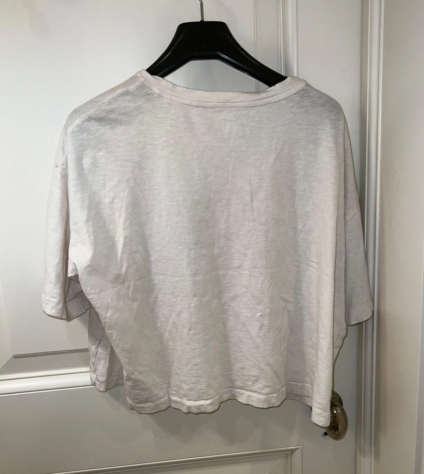 Women's Boyfriend Cropped Oversized Cotton T-Shirt - Image 3