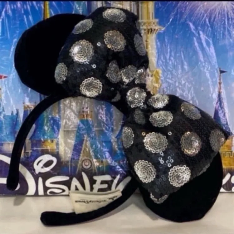 Disney parks interchangeable interchangabow Minnie Mouse ears and bow - Image 2
