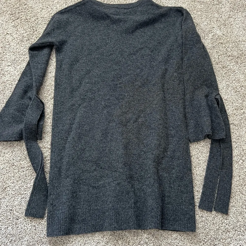 Madewell Bell sleeve mini sweater dress 100% merino wool XS - Image 7