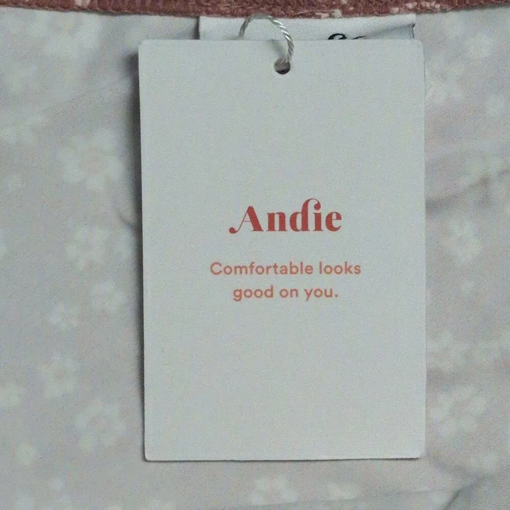 Andie The Sarong Bottom Ditsy Floral Rose Swimwear Bathing Suit Size M New - Image 9