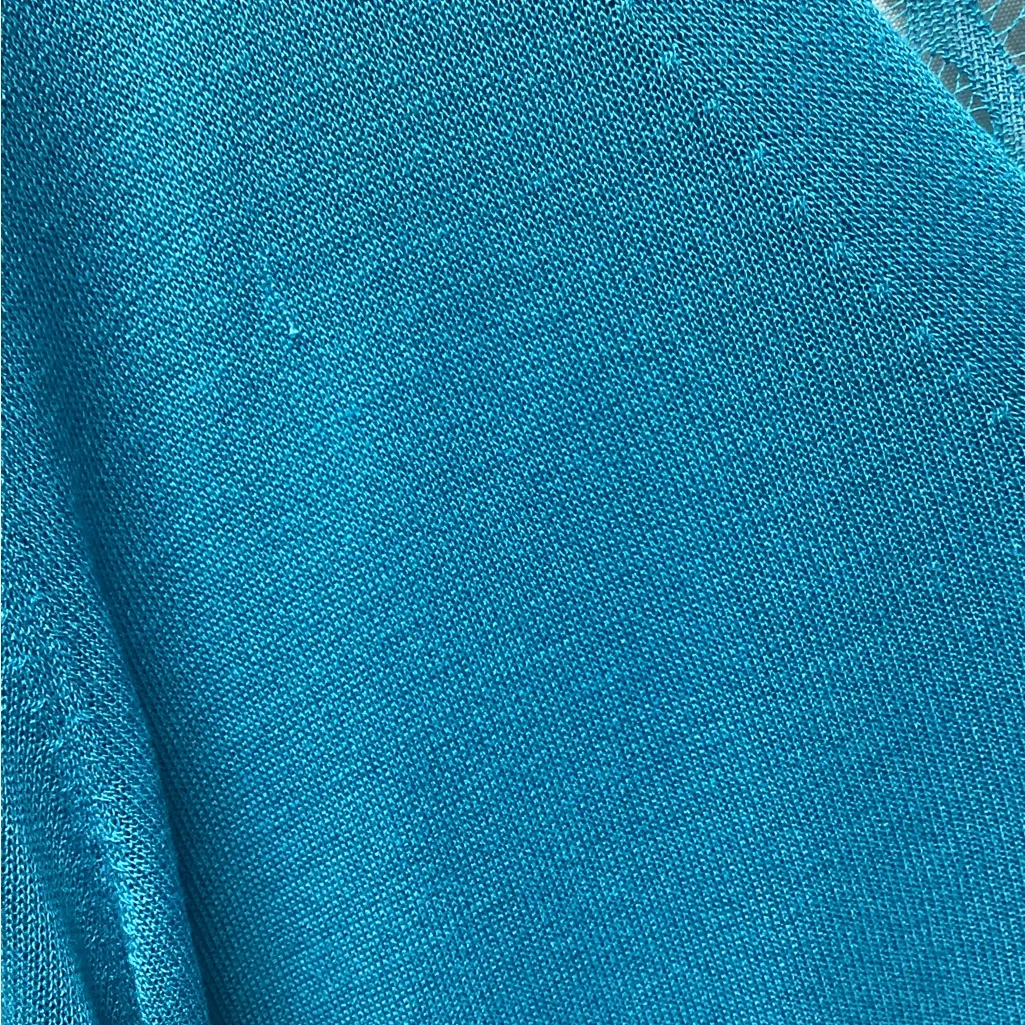 LulaRoe Cheryl lightweight cardigan. Deep turquoise. Size Medium - Image 11