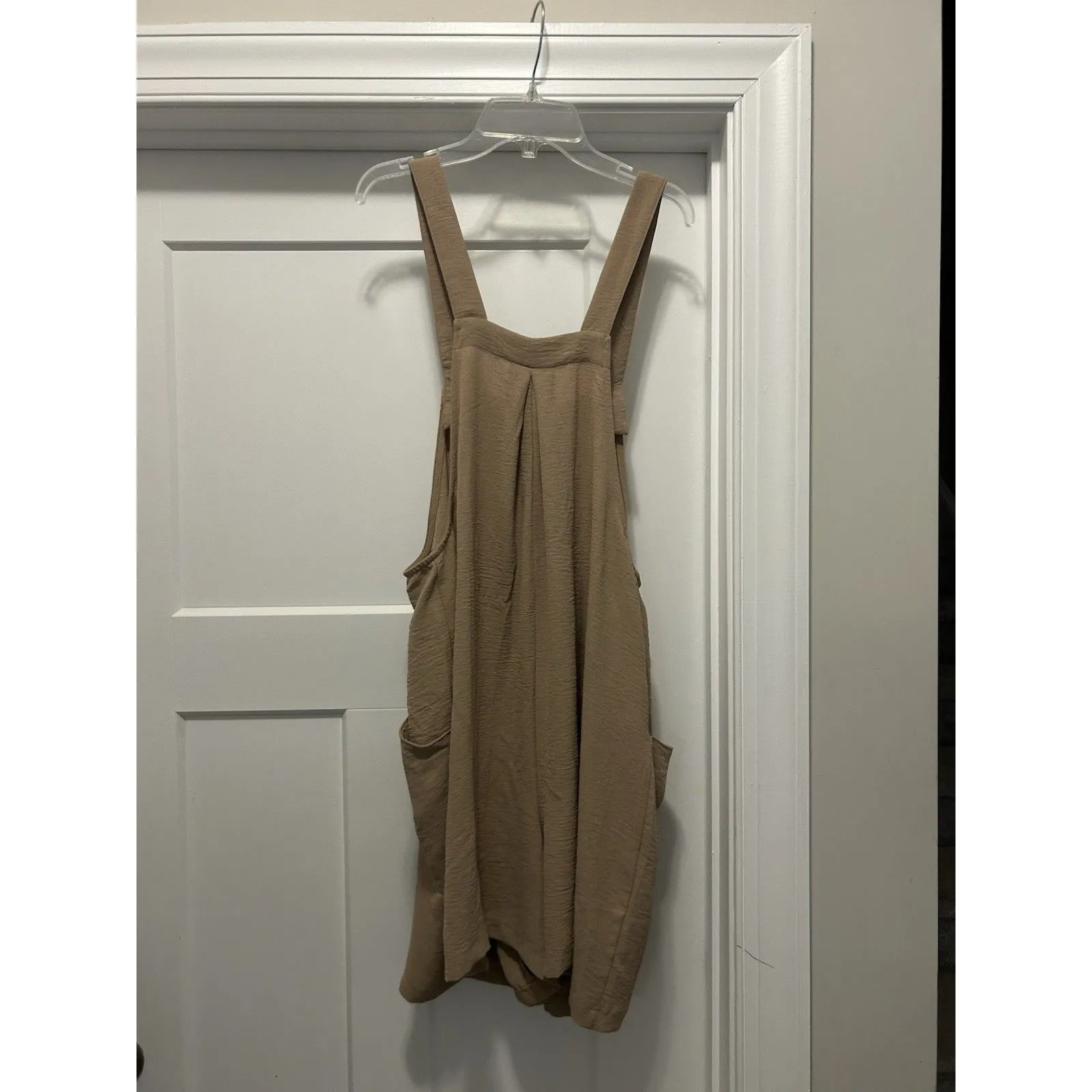 Lady Shorts Overalls Romper Sleeveless Jumpsuit Casual Loose Summer SZ Large - Image 4