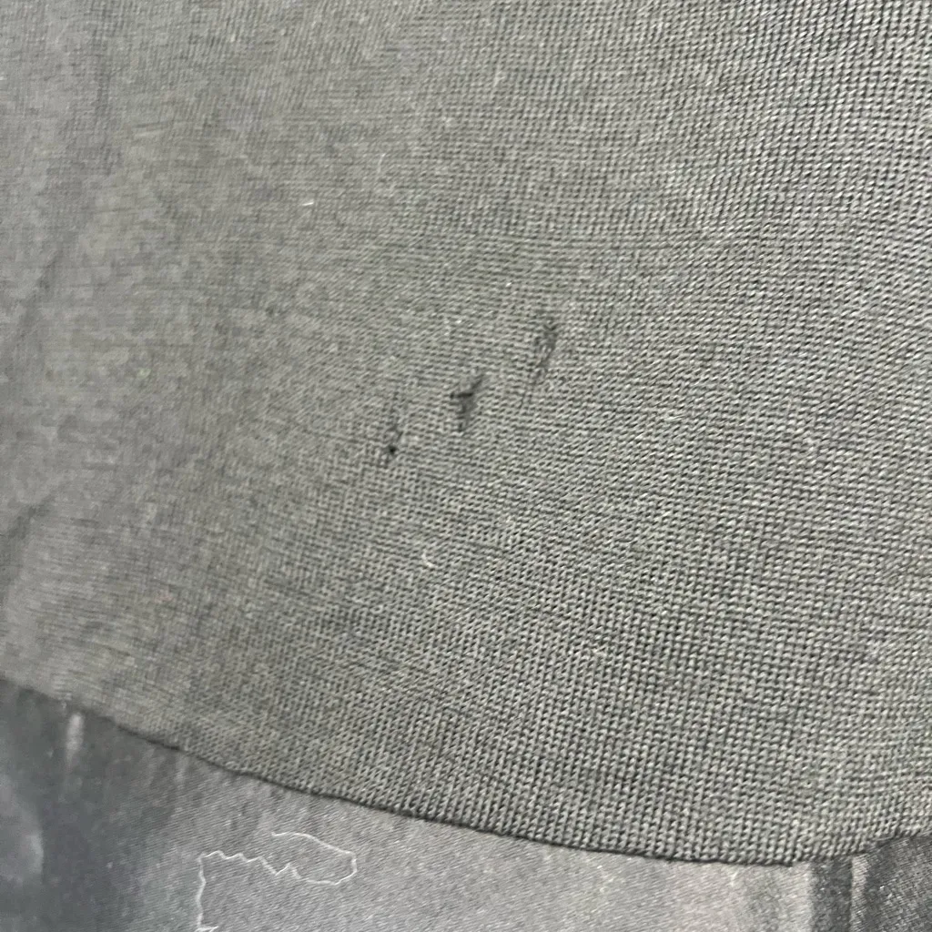 COS Black Tunic Top with satin hem pockets M - Image 3