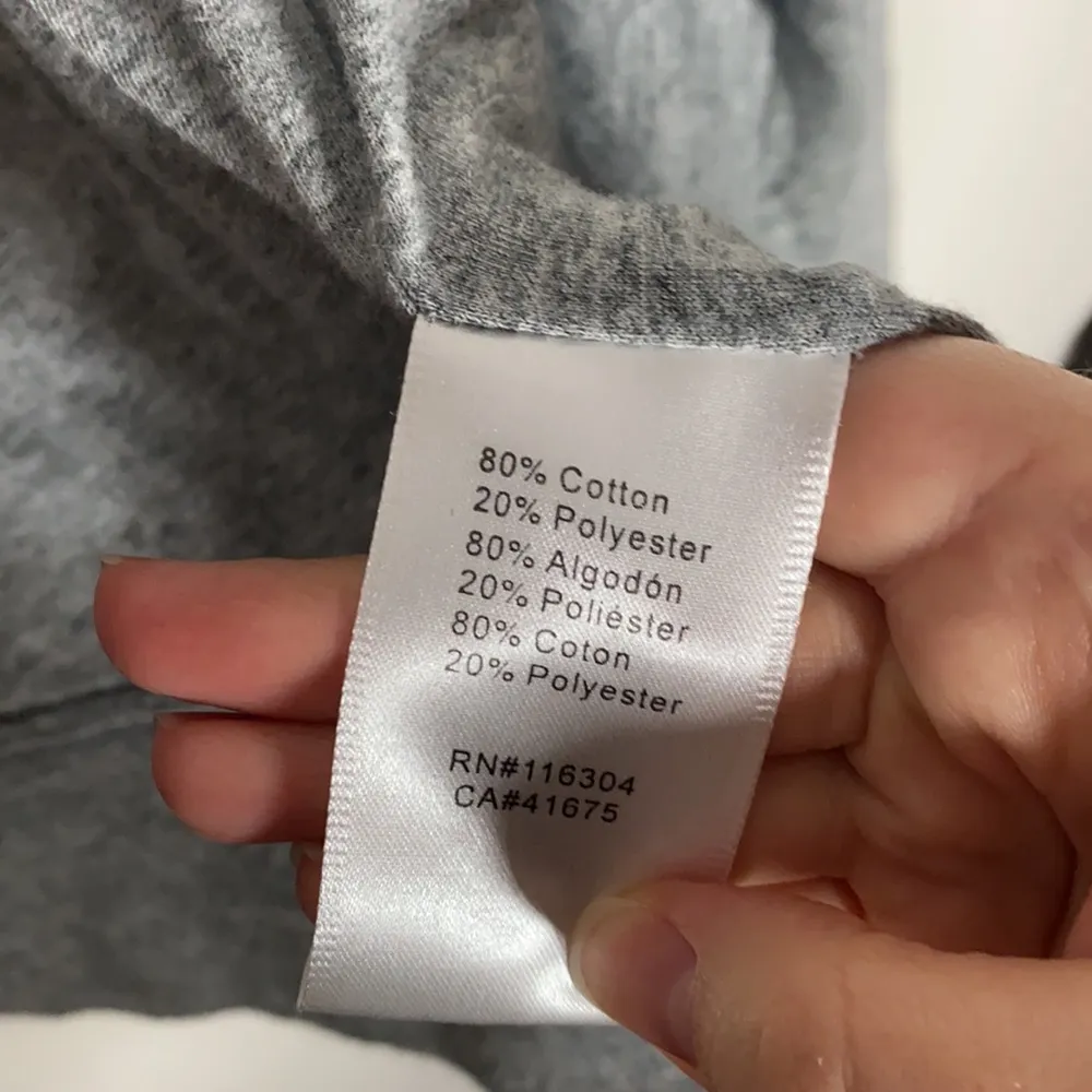 Converse one star grey buttoned sweat jacket sz S - Image 12