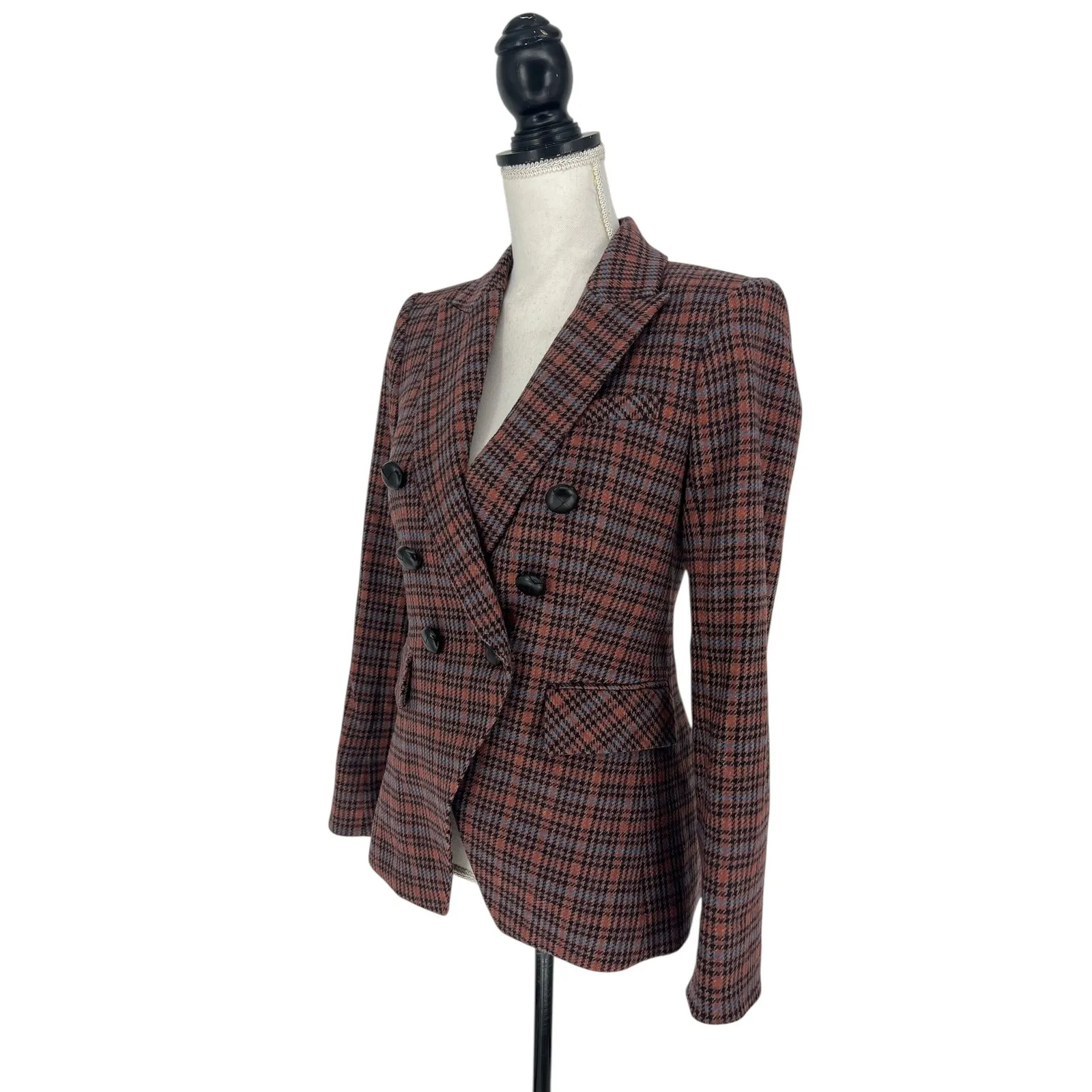 Veronica Beard Red Miller Dickey Jacket in Mauve Multi - Image 8