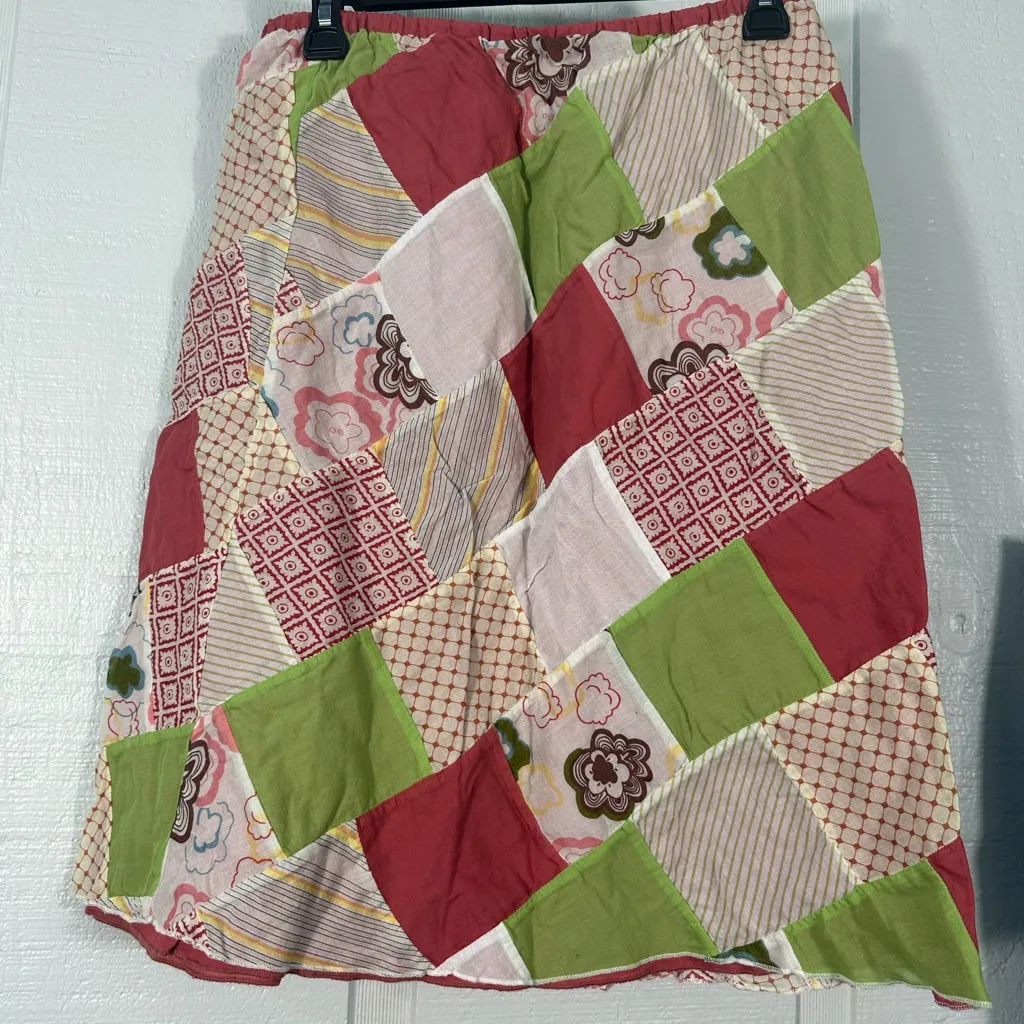 American Eagle Pink Patchwork Skirt Size 6 EUC - Image 7