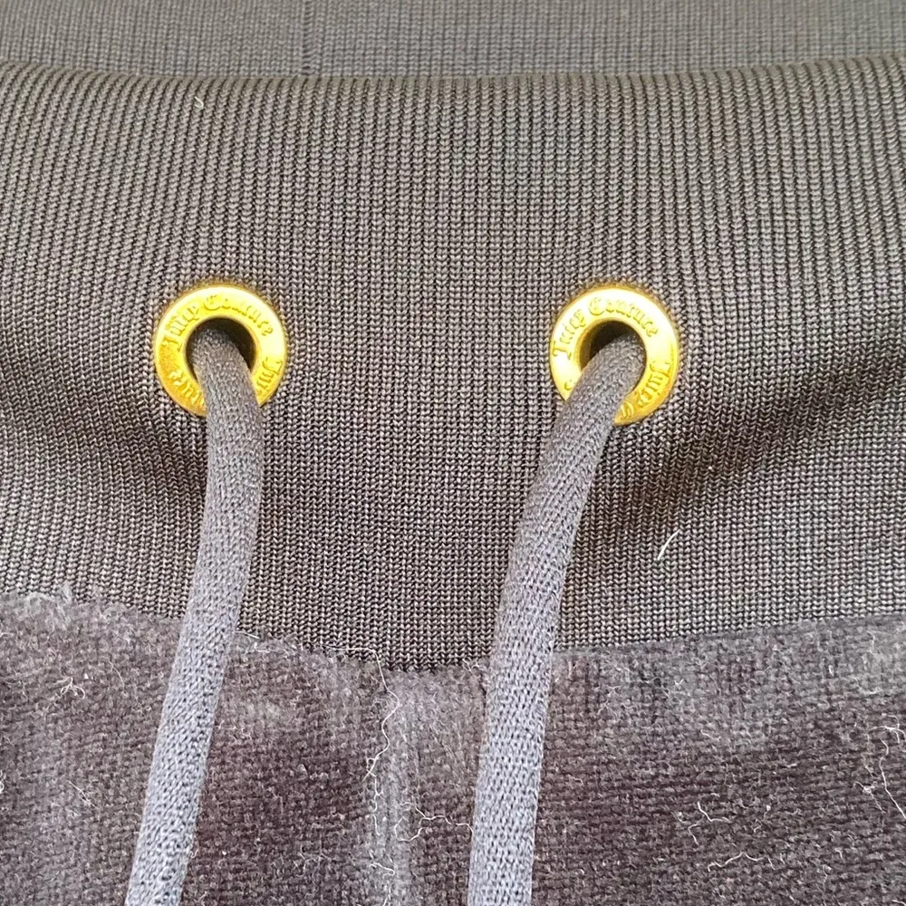 Juicy Couture Black Plush Athletic Pants - Image 4