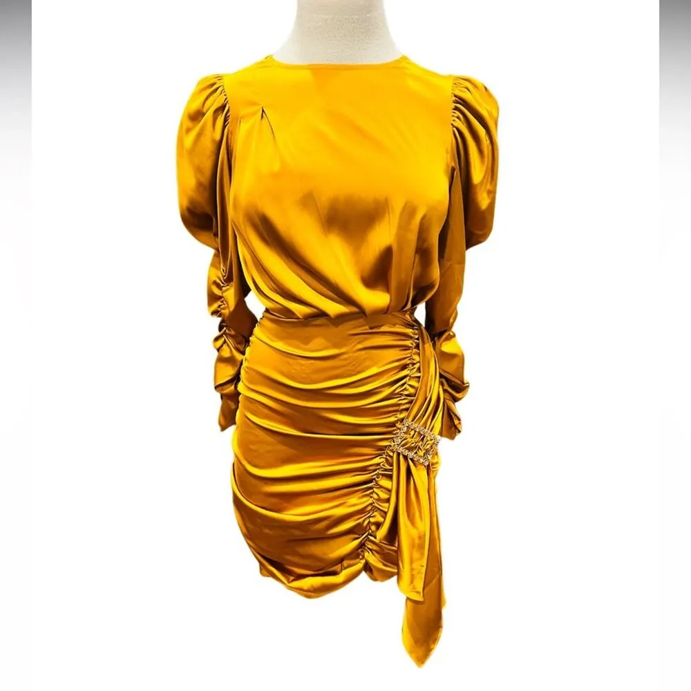 FOR LOVE & LEMONS Isabeli Mini Dress in Vert Size XS NWT - Image 14