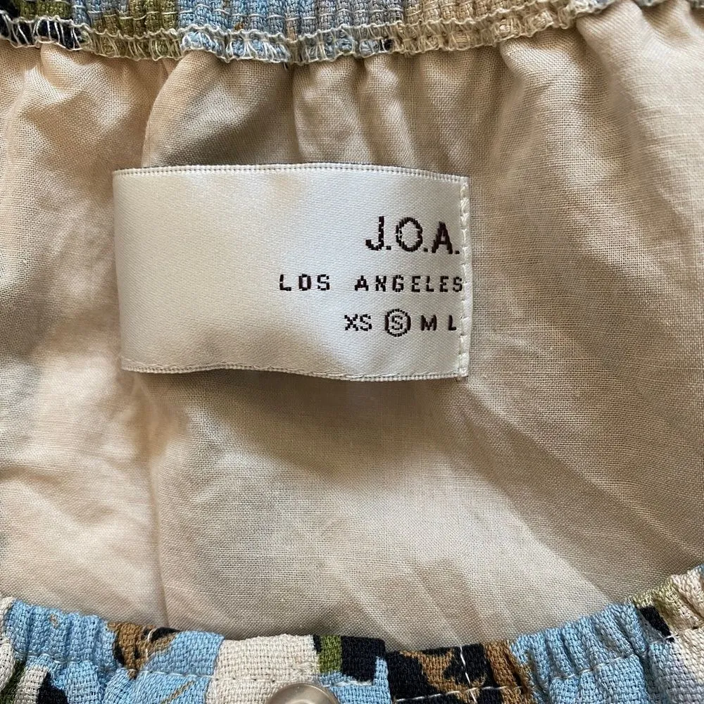 J.O.A. Los Angeles Floral Off the Shoulder Mini Dress - Image 9