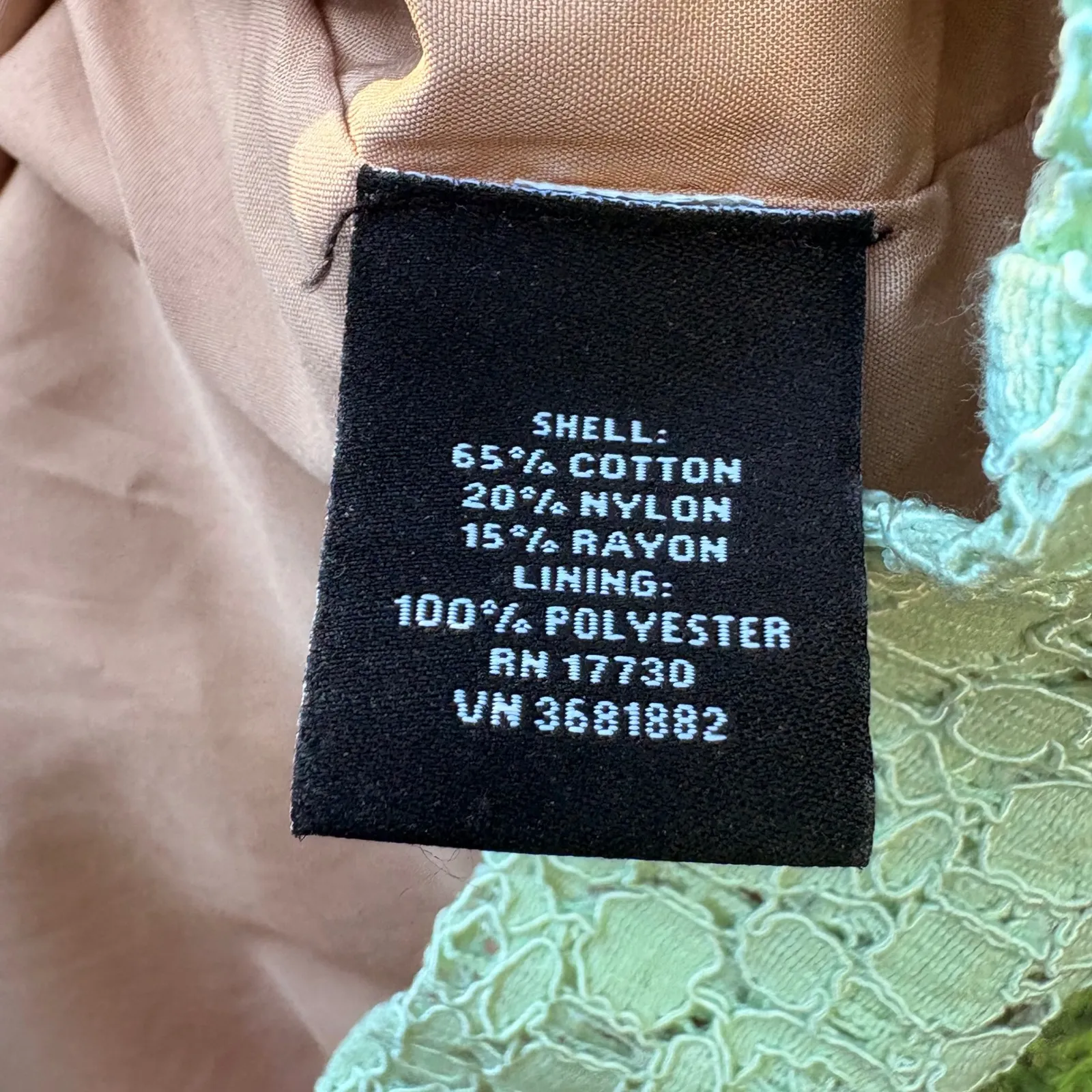 Victoria Beckham Target Lace Dress Women's Medium Blue Long Sleeve Modest Lined - Image 9