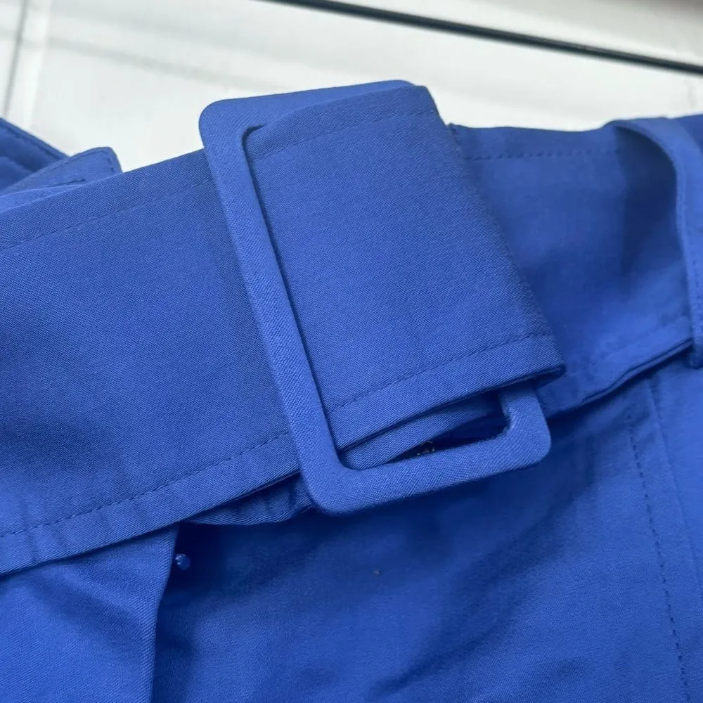 Brass Royal Blue Belted Trouser Pants NWT Size‎ 18 - Image 3