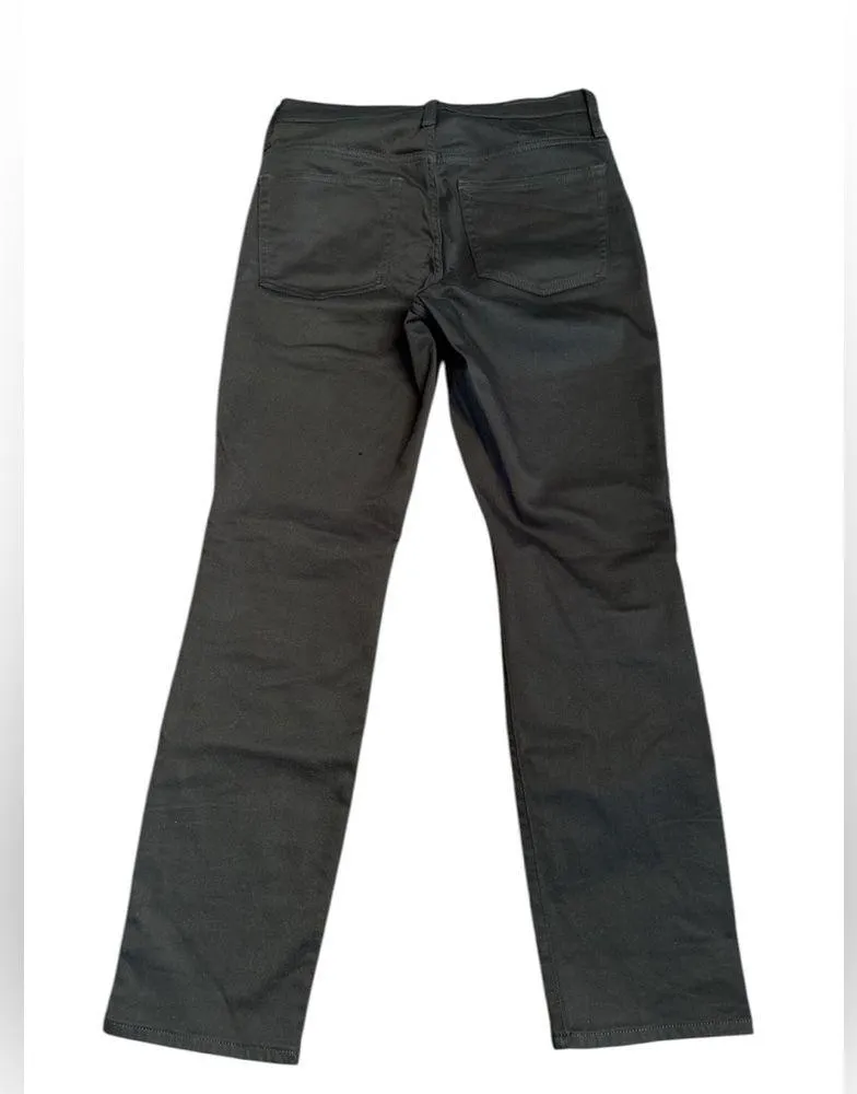 J. Crew Women’s Mid-rise slim jean in 2003 super-stretch black Size 26 NWOT Flaw - Image 5