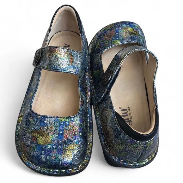 Women's Alegria Paloma Rainbow Color Gypsy Mary Janes Shoes Size 39 EU - Image 11