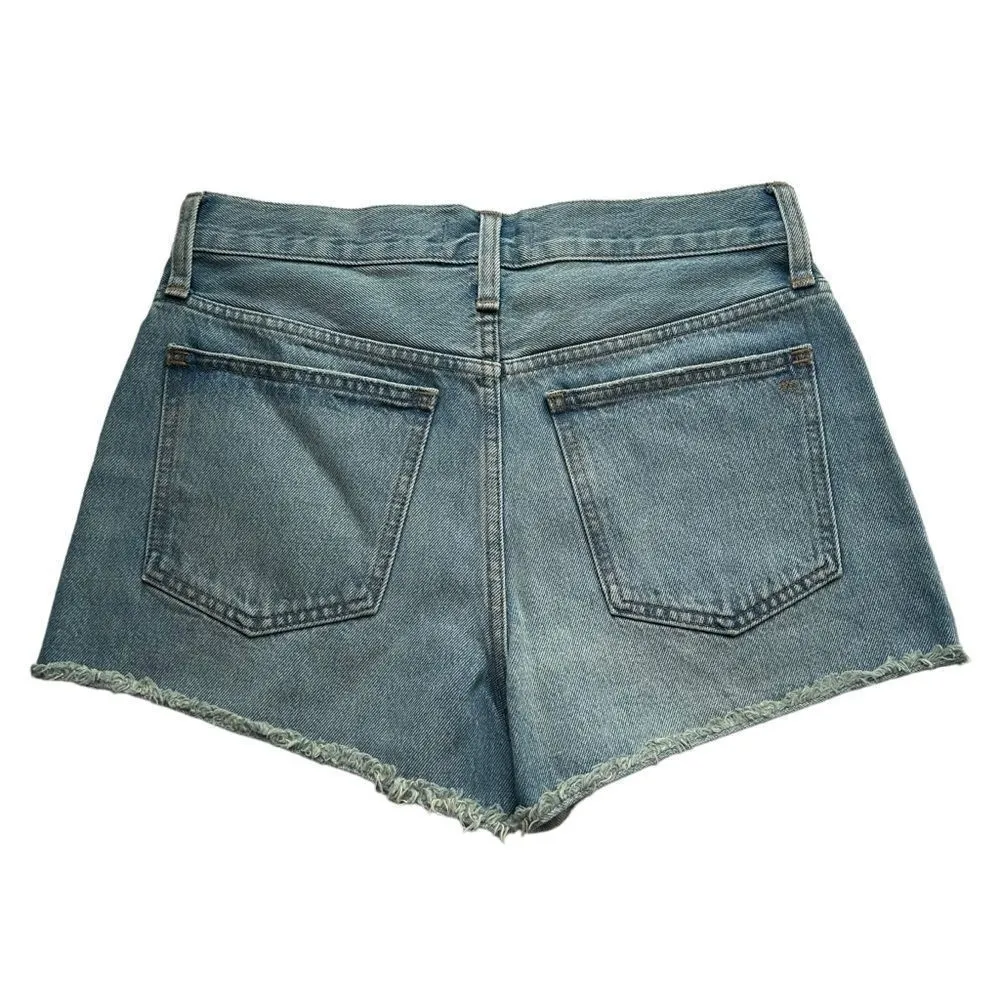 Madewell NWT Relaxed Denim Shorts Homecrest Wash Ripped Edition Distressed 25 - Image 6