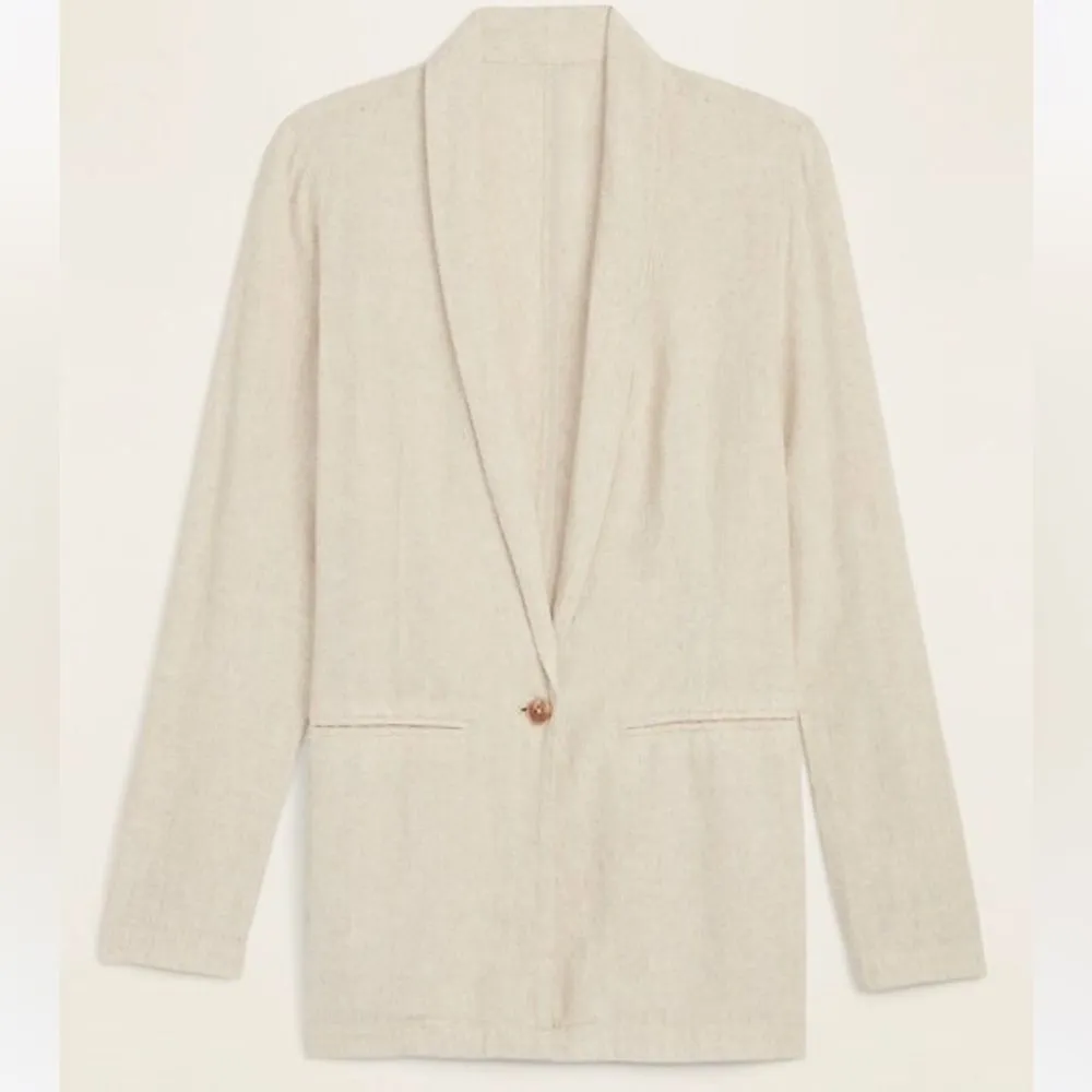 Old Navy Linen-Blend Blazer - Image 3