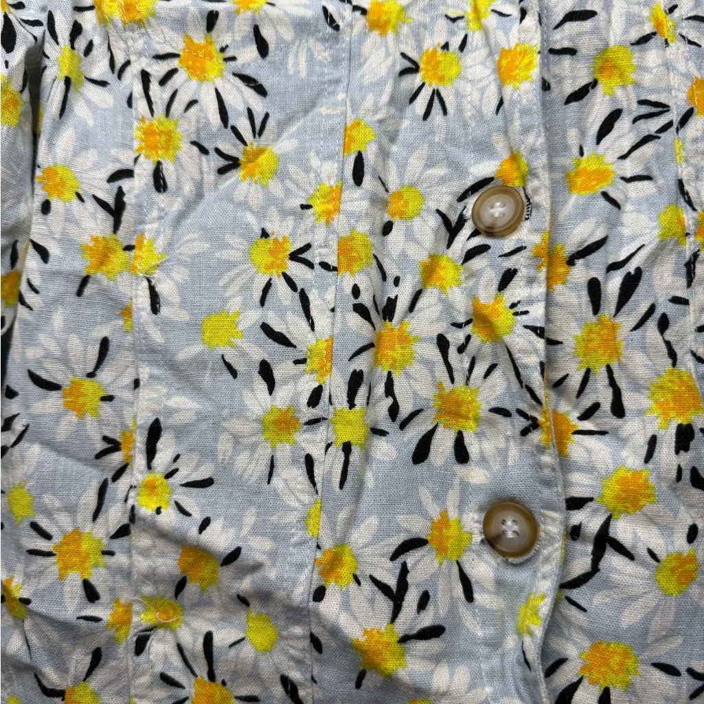 Cynthia Rowley Daisy Embroidered Denim Jacket Women’s Size L - Image 2