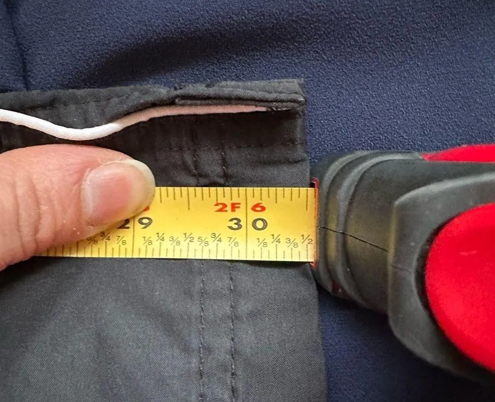 Black & White Track Capri Pants Zip Button Snap & Tie Front Closure Sz 4/6. - Image 9