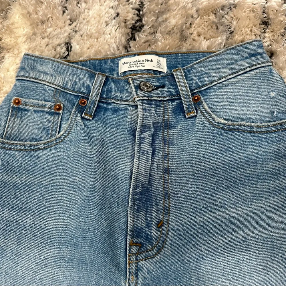 Abercrombie and Fitch The Kick Flare Ultra High Rise 00/24 NEW - Image 2