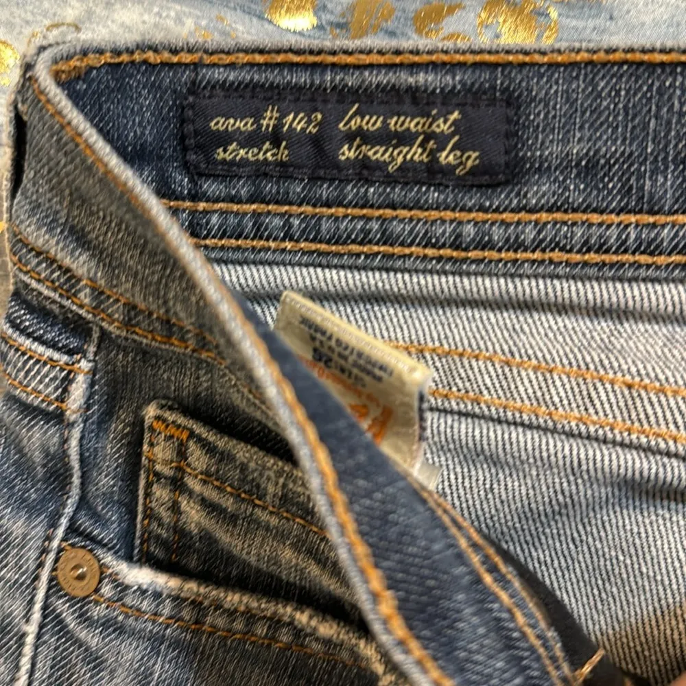 Citizens of humanity Ava low waist stretch straight leg denim jeans size 26 - Image 11