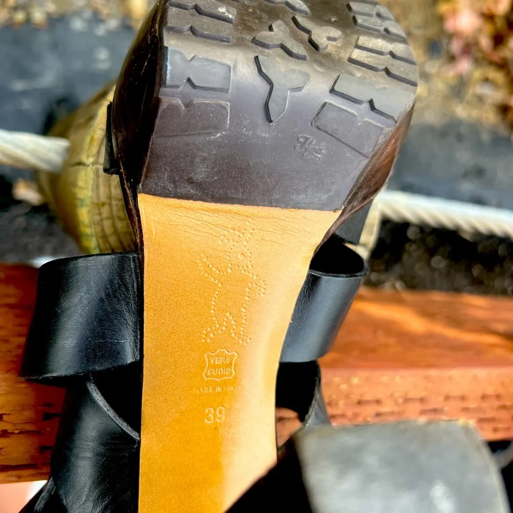 MARNI heels black leather 39 - Image 3