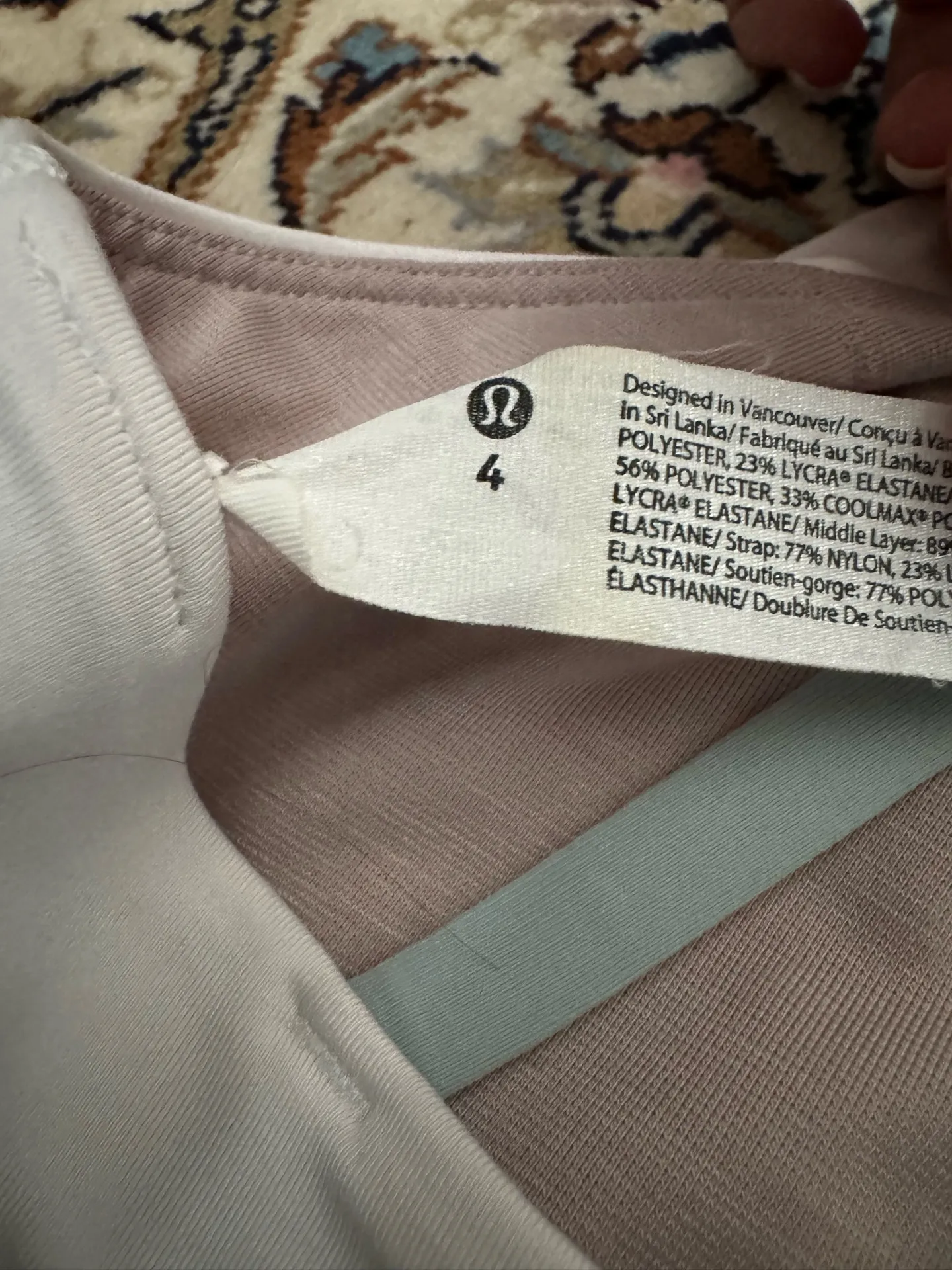 Lululemon High Neck Sports Bra Energy Long Line - Image 3