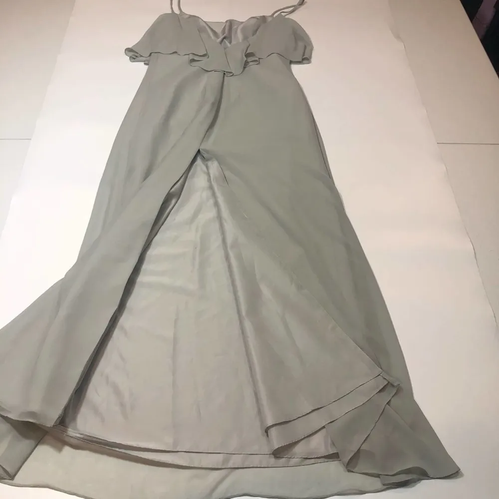 Wtoo bridemade formal maxi dress ruffle cami Sz 8 - Image 7