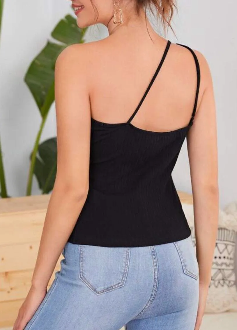 SheIn one shoulder strap top - Image 2