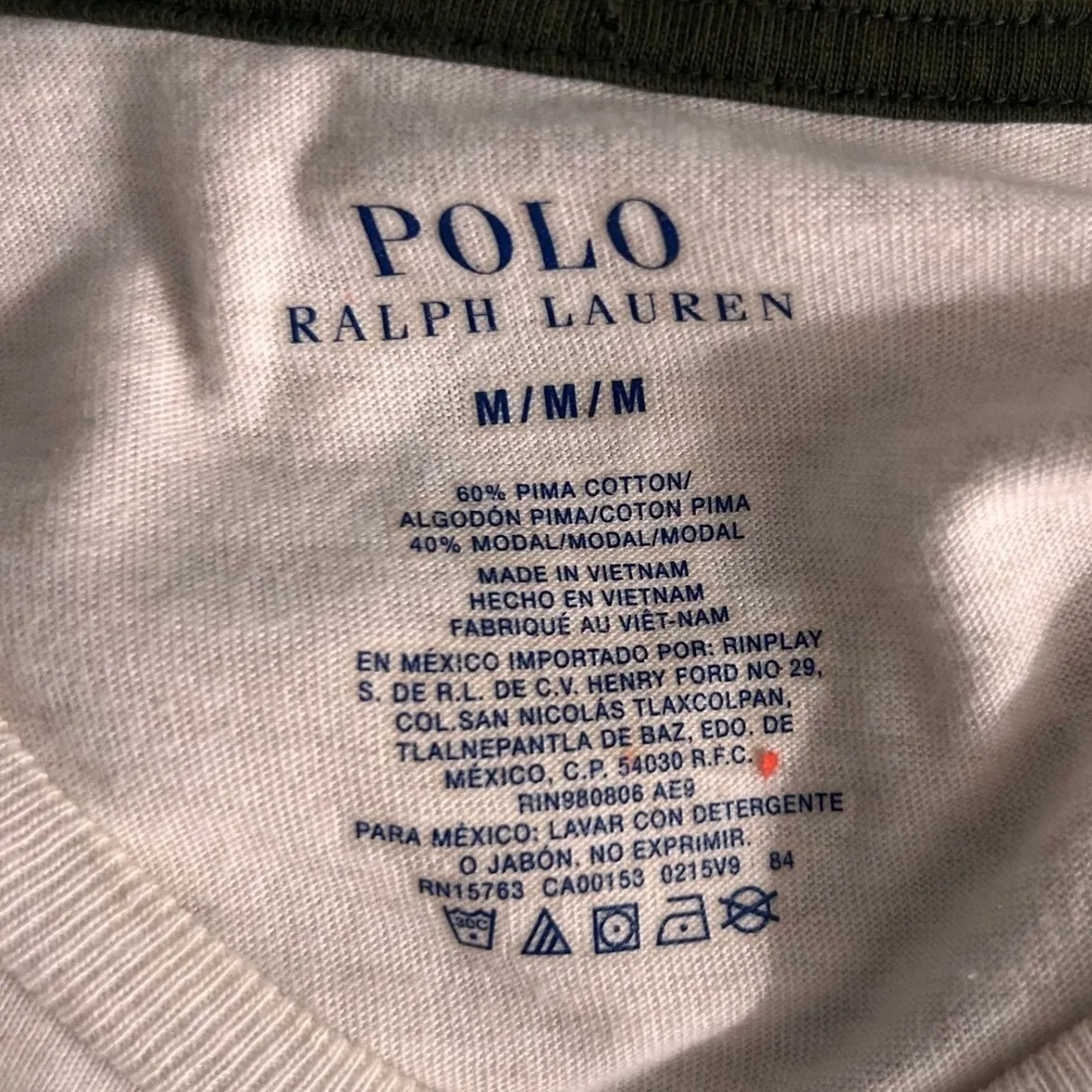 Polo‎ Ralph Lauren Shirt Cream Medium - Image 4