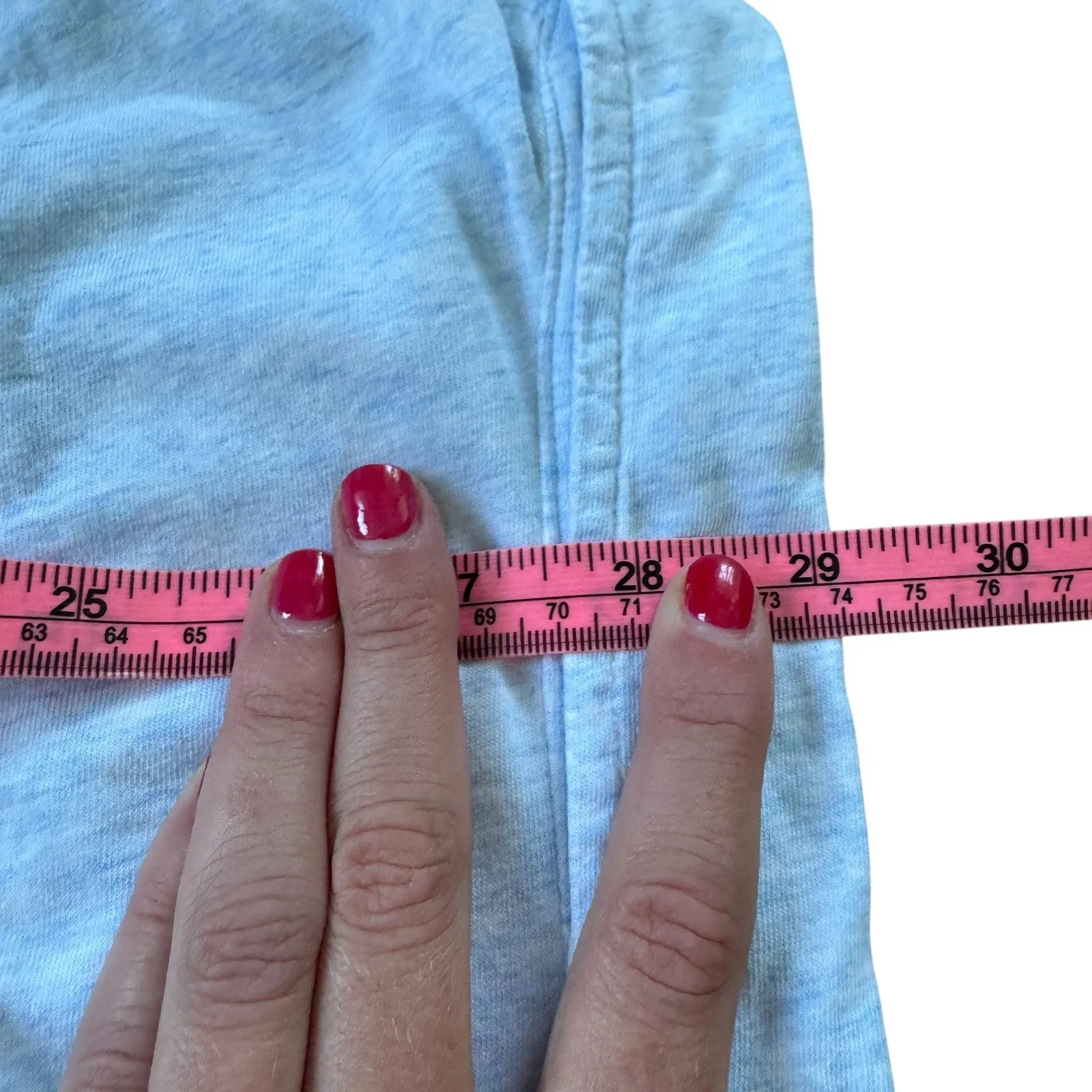 Frank & Eileen Tee Lab Essentials Jersey Button Down Shirt Light Blue Heather Size XS - Image 10