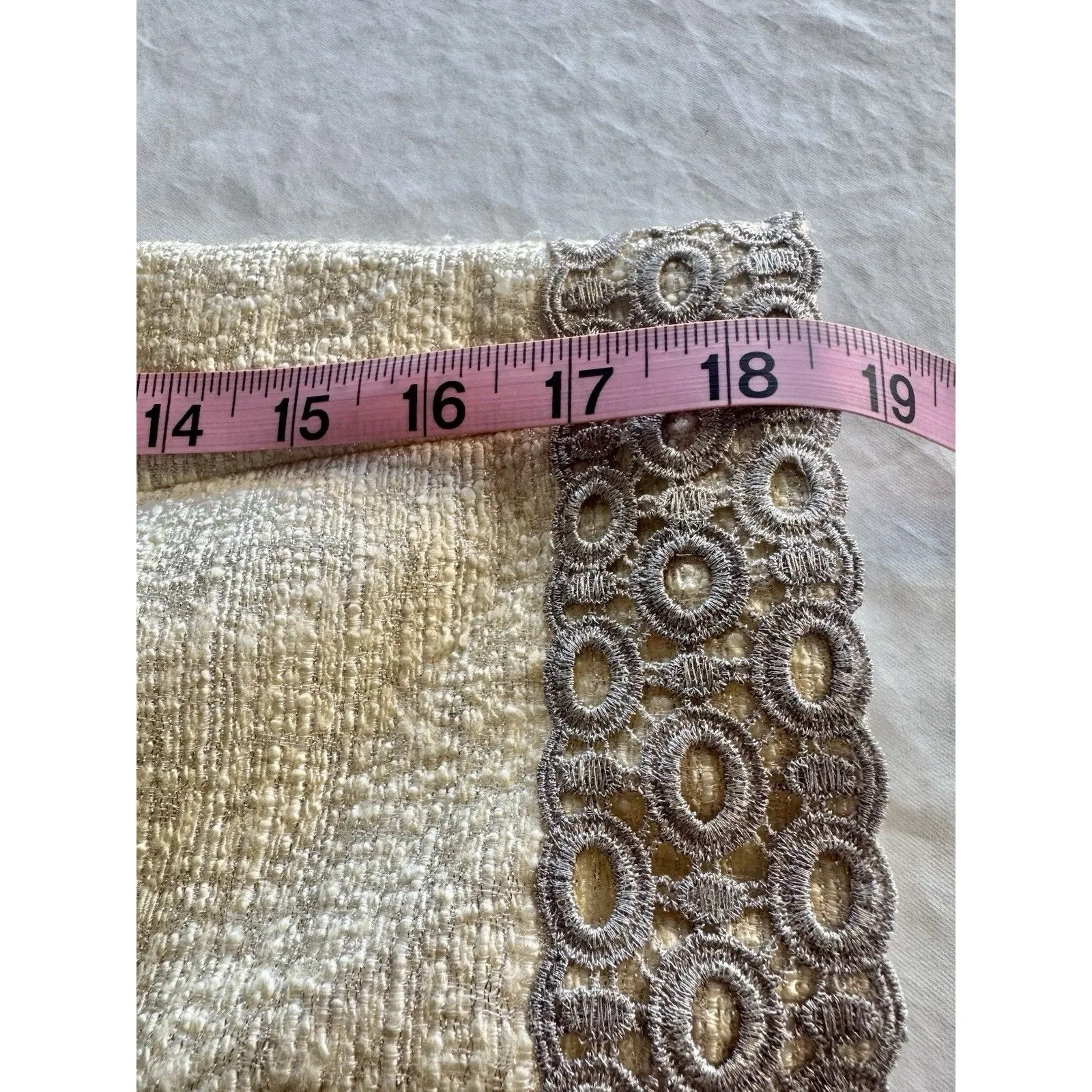 Sonia Pena Tweed Cropped Jacket Sz Large Bolero Mother Of The Bride Formal - Image 11